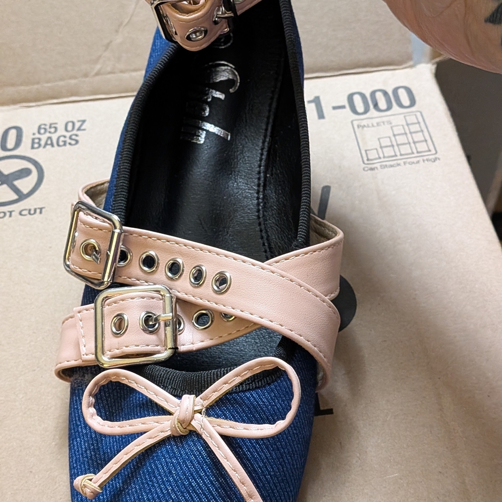Stylish Blue and Pink Women's Shoes